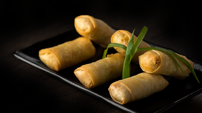 Harumakis de verdura Harumakis de verdura